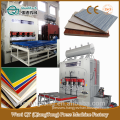 Hot press machine for HDF/MDF , furniture board, laminate flooring hot press machine